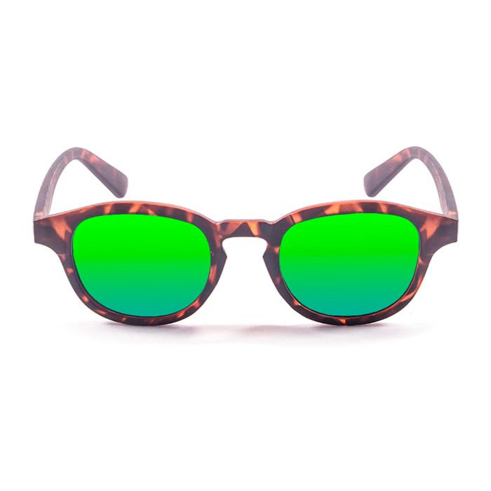 Gafas de sol PALO ALTO LAGUNA BEACH - Demi marrón / Revo verde