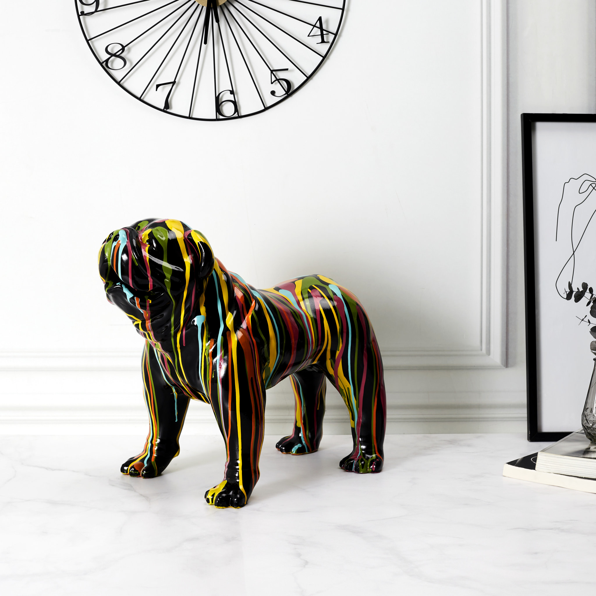 Molosse Coulures H50cm