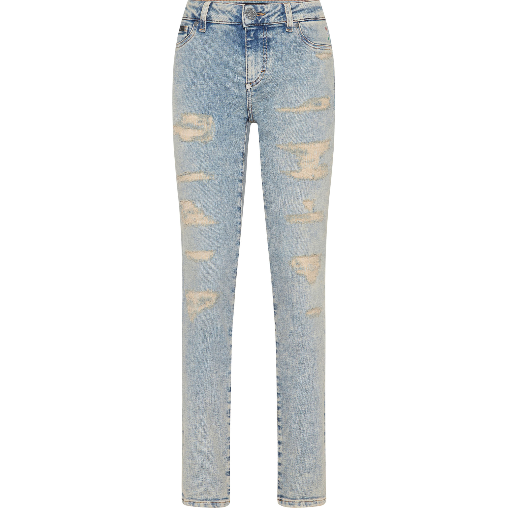 PHILIPP PLEIN Jegging de cintura alta