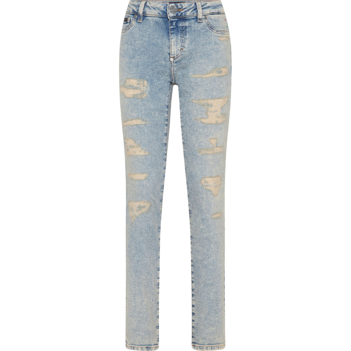 PHILIPP PLEIN Jegging de cintura alta