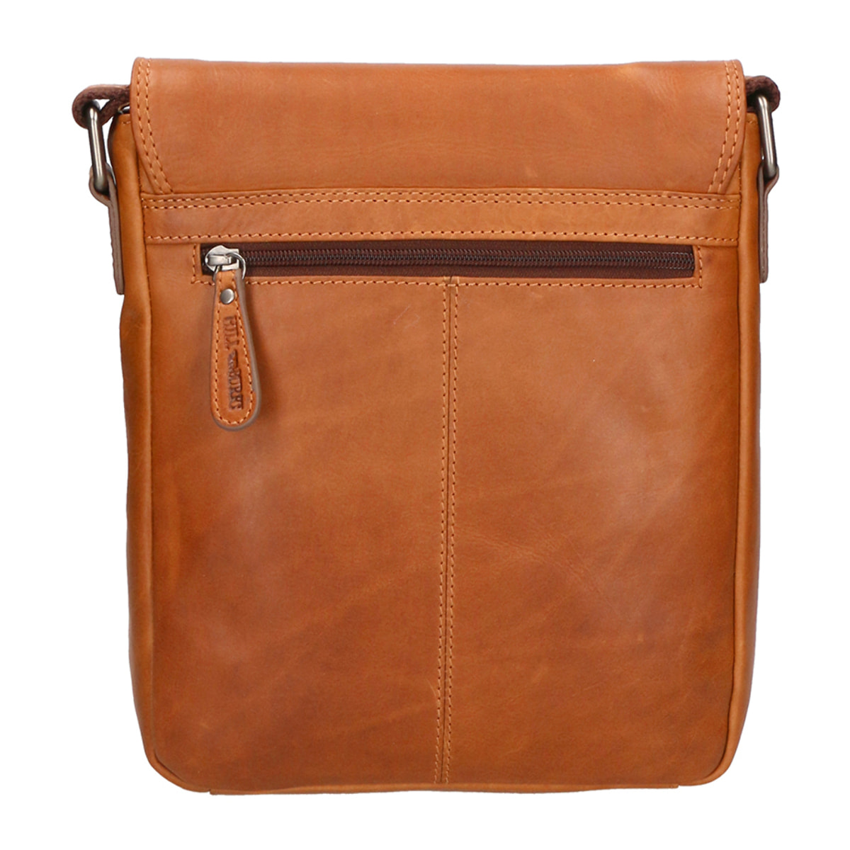 Borsa a tracolla  da uomo In Vera pelle Made in Italy 24x26x7 cm