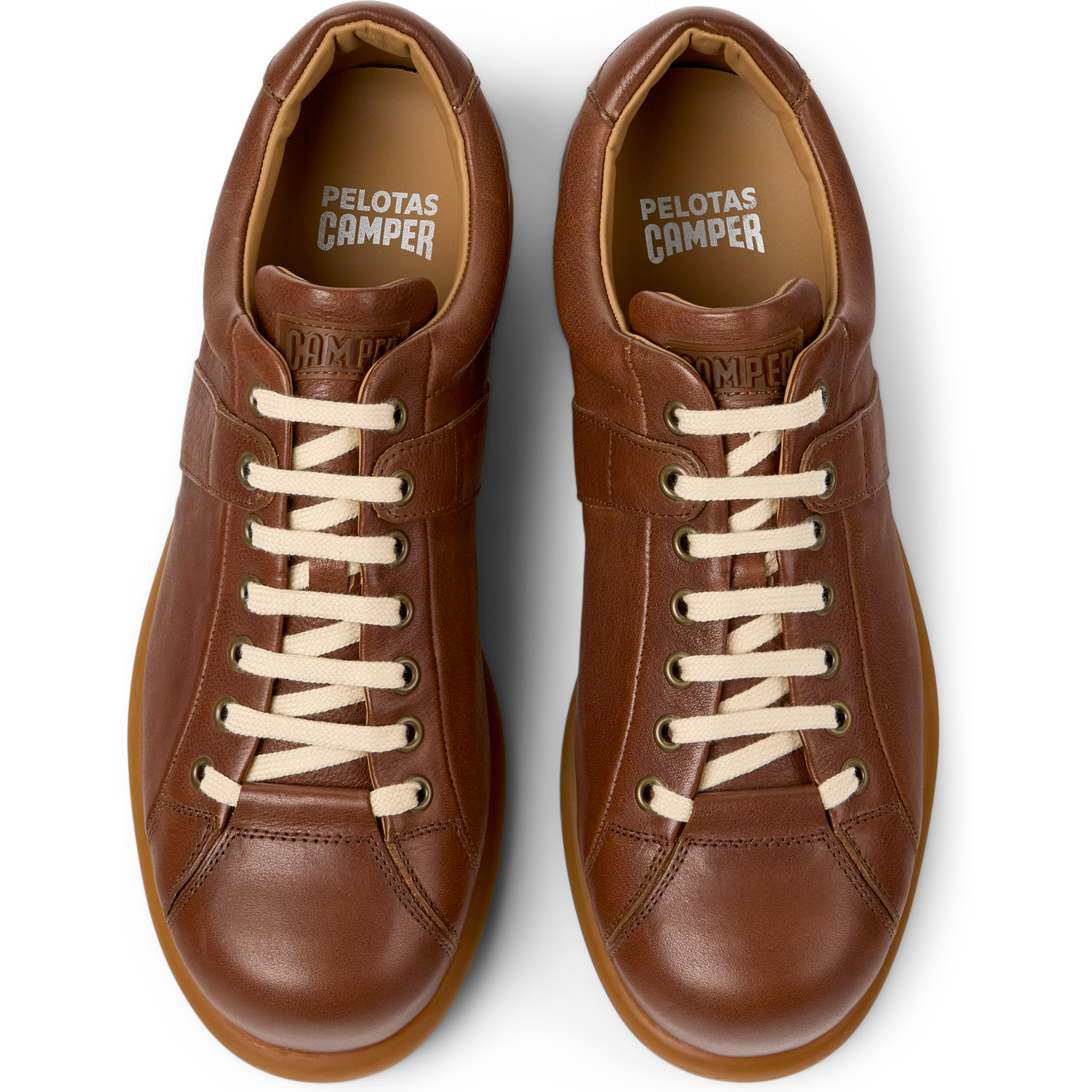 Zapatillas - CAMPER Pelotas Ariel - Marron - Cuero liso