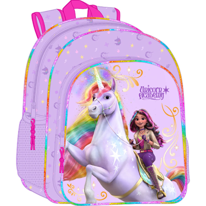 Mochila adapt.carro unicorn academy