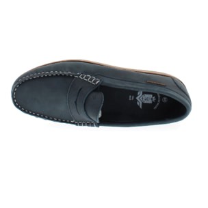 Armata di Mare Scarpe Uomo Mocassini Penny Loafer in Vera Pelle Comfort AMU SS23F389 Navy