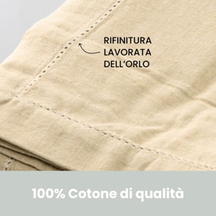 Intrecci – Set 6 tovaglioli in puro cotone 40x40 cm