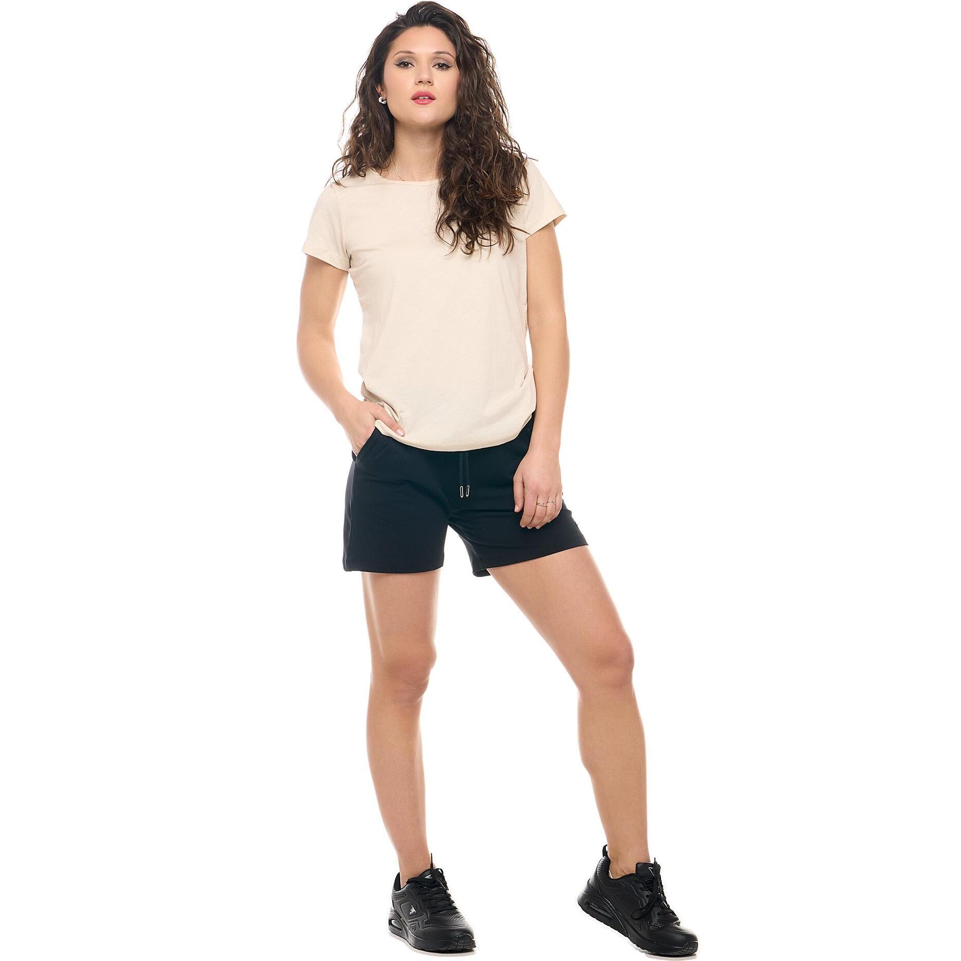 T-shirt da donna a maniche corte Leone Basic