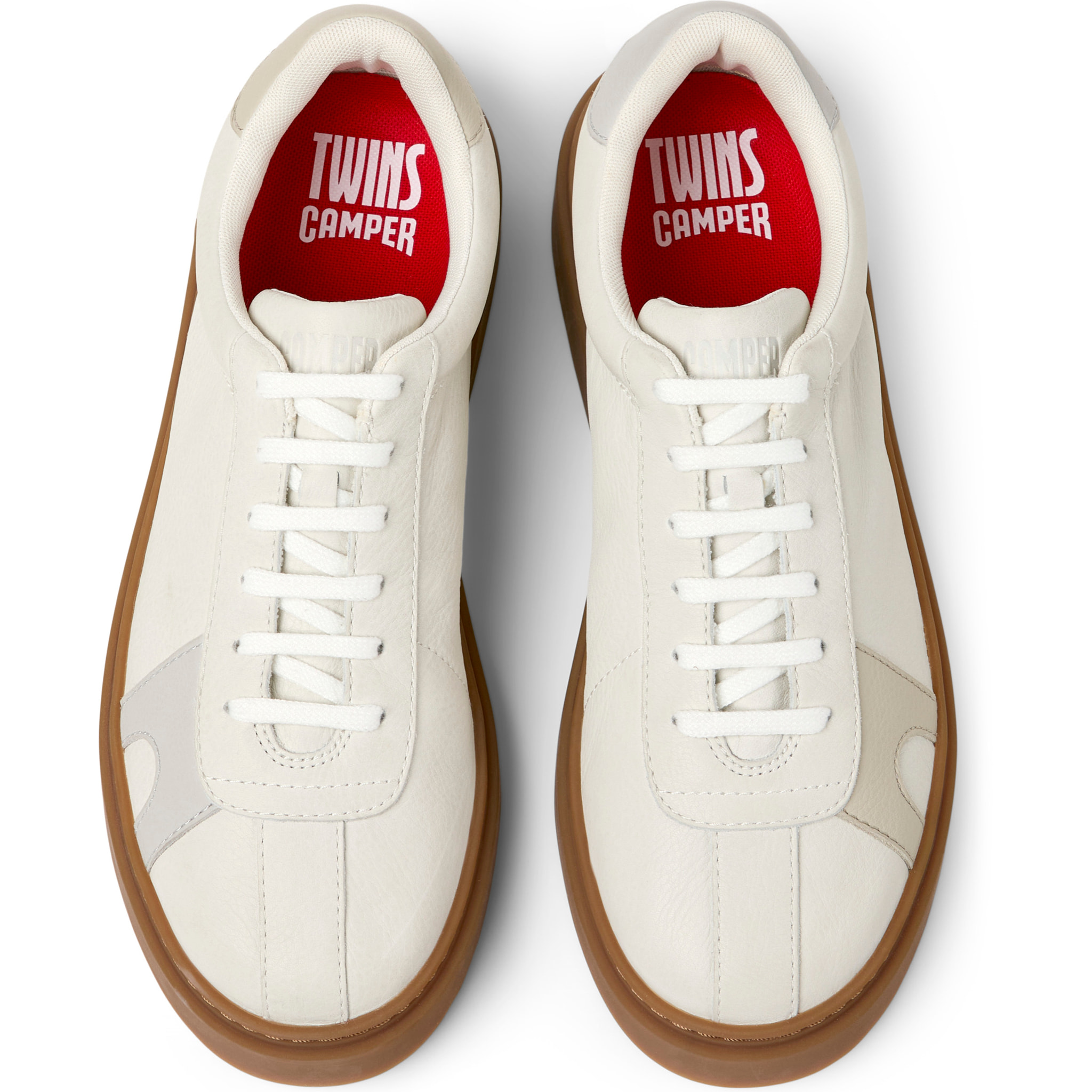 Sneakers - CAMPER Runner Twentyfive Twins - Bianco - Pelle liscia