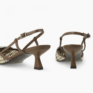 ZAPATOS DE SALÓN MARRONES A-CADIZ