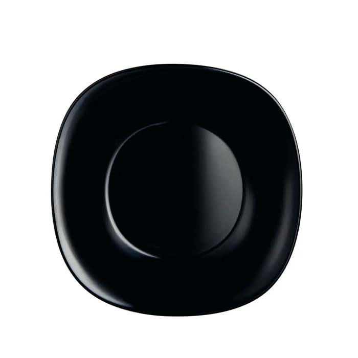 6 platos hondos negros 23,7 x 21,2 cm Carine - Luminarc