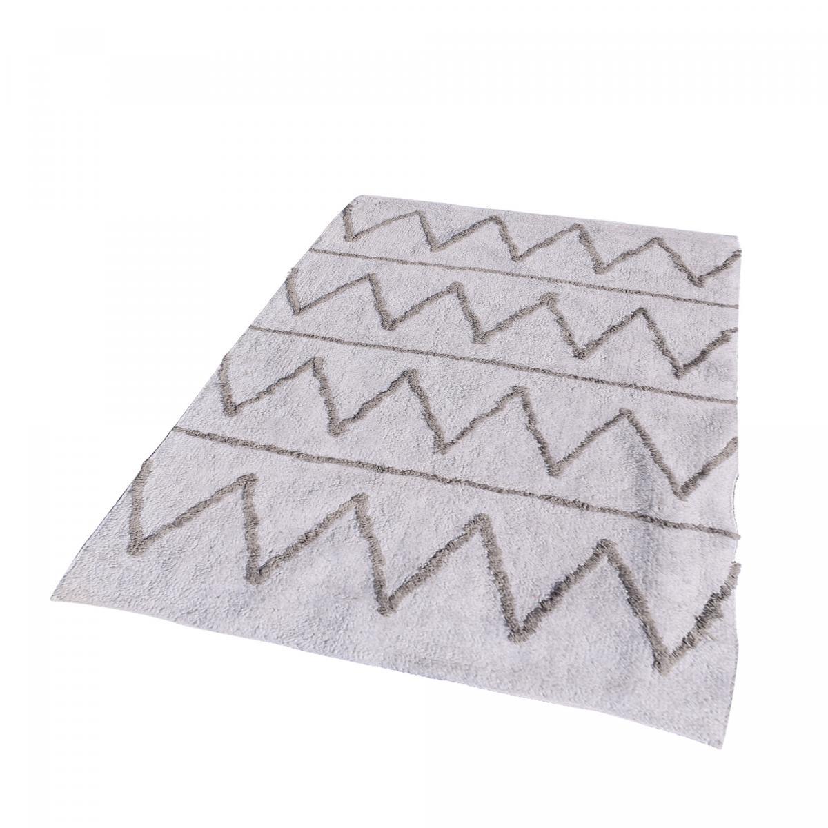 Tapis enfant Fait main BERBER SPIRIT Blanc 60x110 en coton