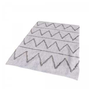 Tapis enfant Fait main BERBER SPIRIT Blanc 60x110 en coton