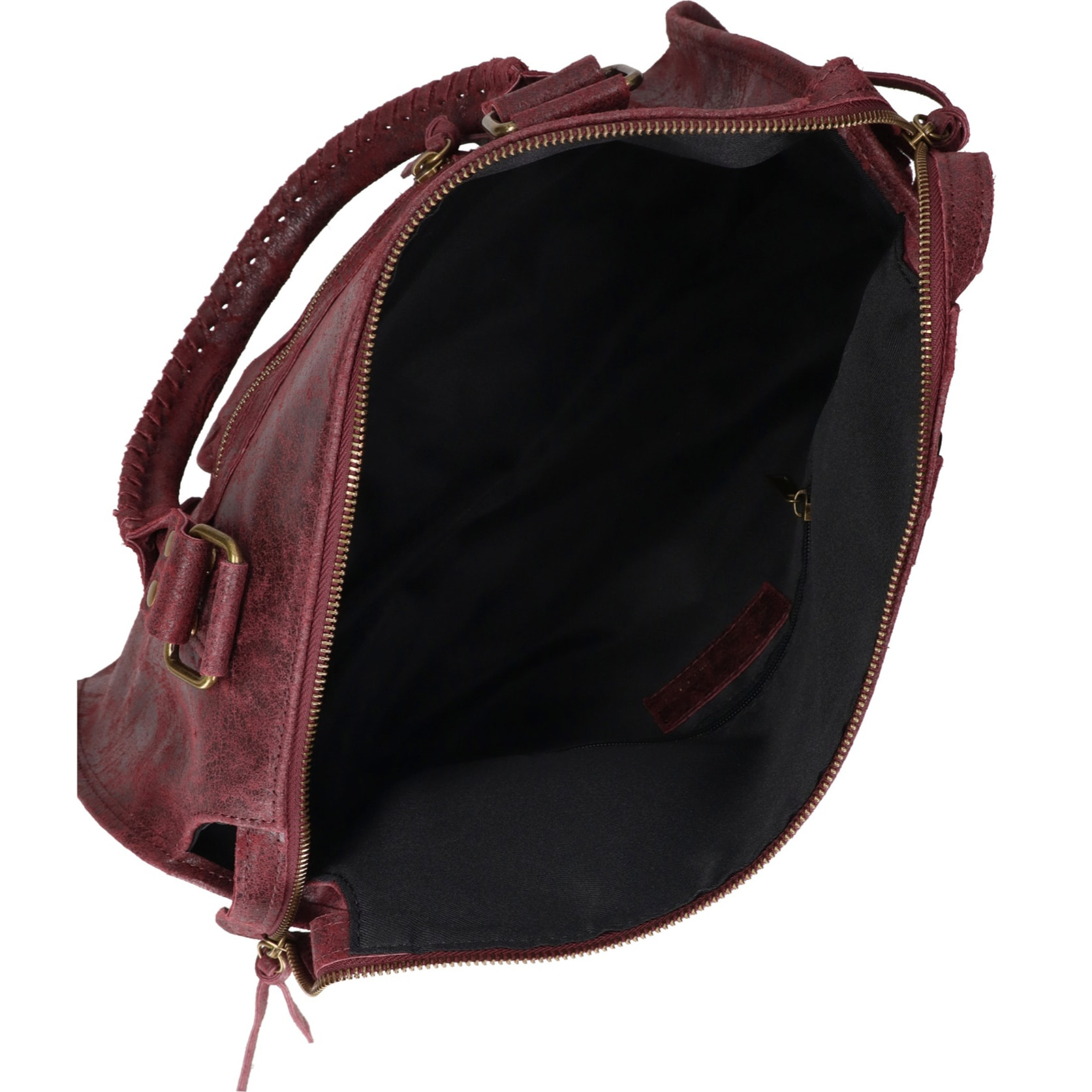 Borsa a spalla da donna - Modello Elara - Vera pelle - 41.0 x 28.0 x 13.0 cm