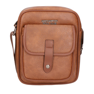 Borsa a tracolla da Uomo in Ecopelle Prodotto Vegano 19,5x23,5x6,5 cm