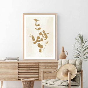 Affiche fleurs Recolte d'or Roya Affiche sous cadre bois