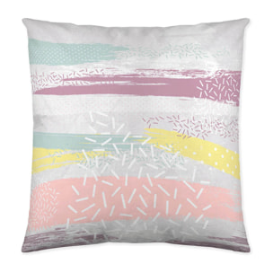 Naturals - Funda de Cojín Estampado - Con Cremallera - Sin relleno - 100% Algodón - Loran