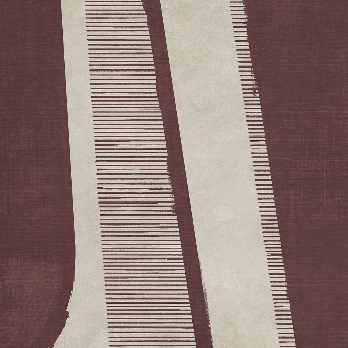 Papier peint panoramique Modulo burgundy  Intissé