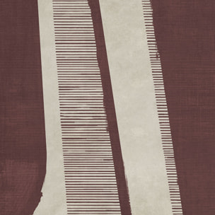 Papier peint panoramique Modulo burgundy  Intissé