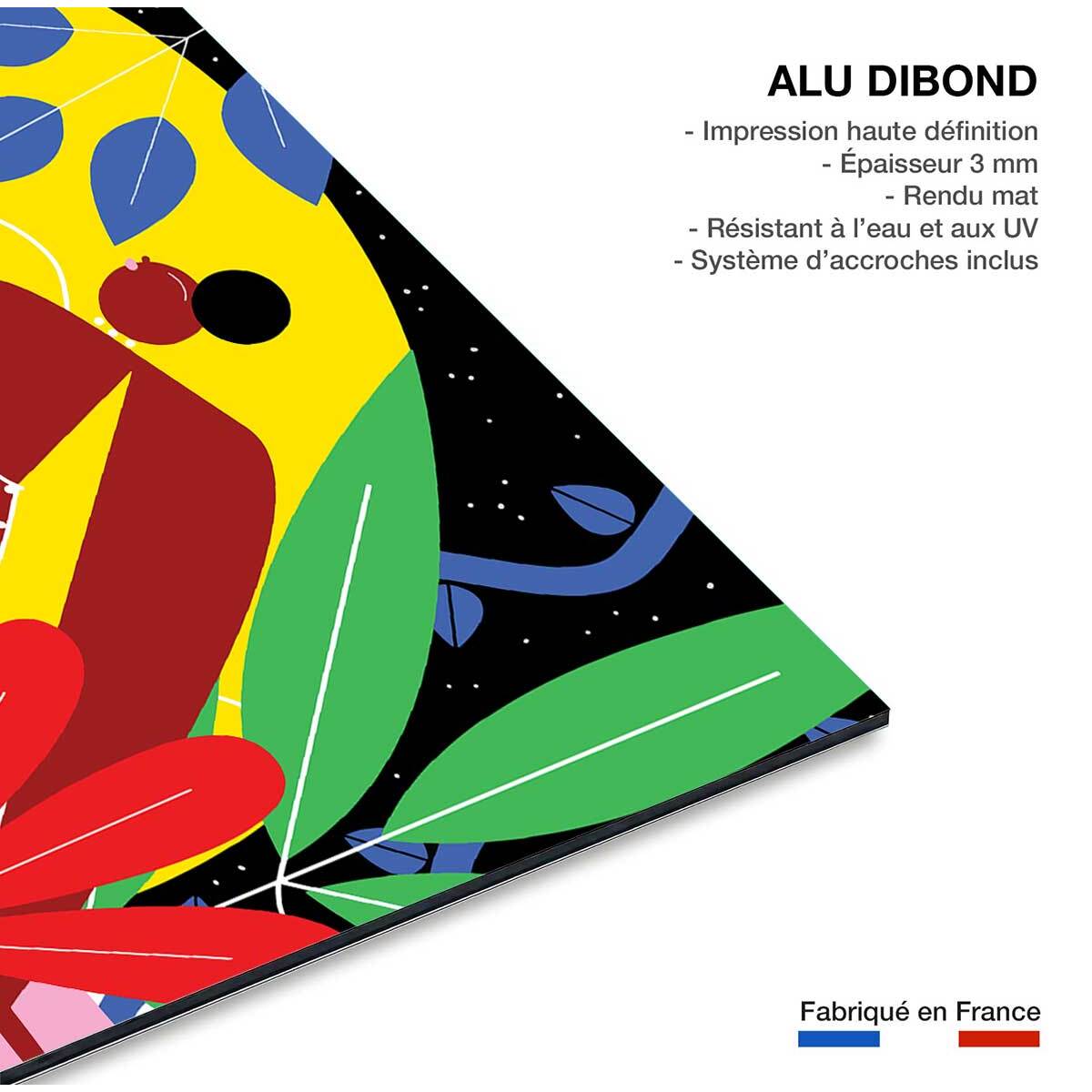 Tableau collage all be feminist Tableau alu Dibond