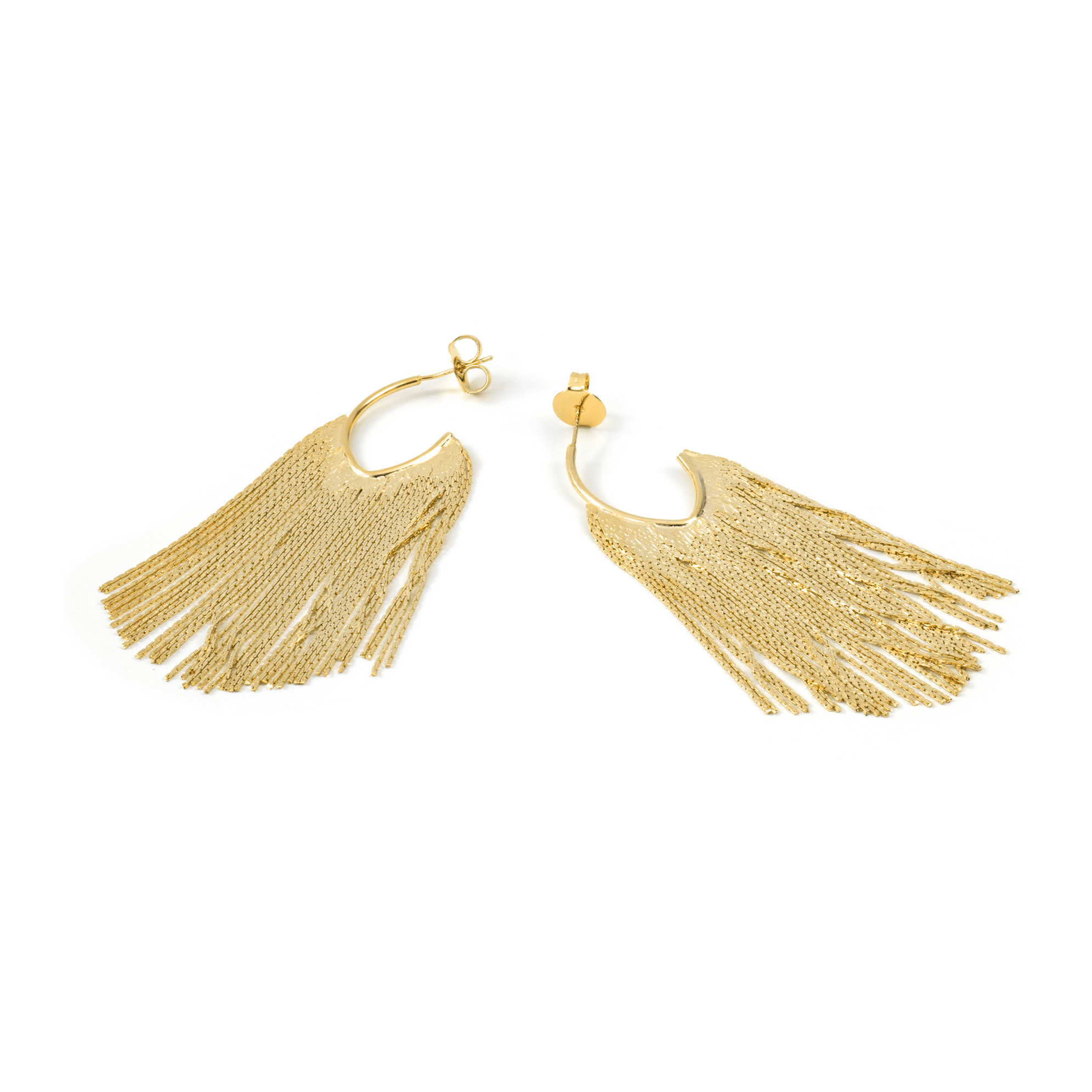 Pendientes acabado en oro amarillo de 18k