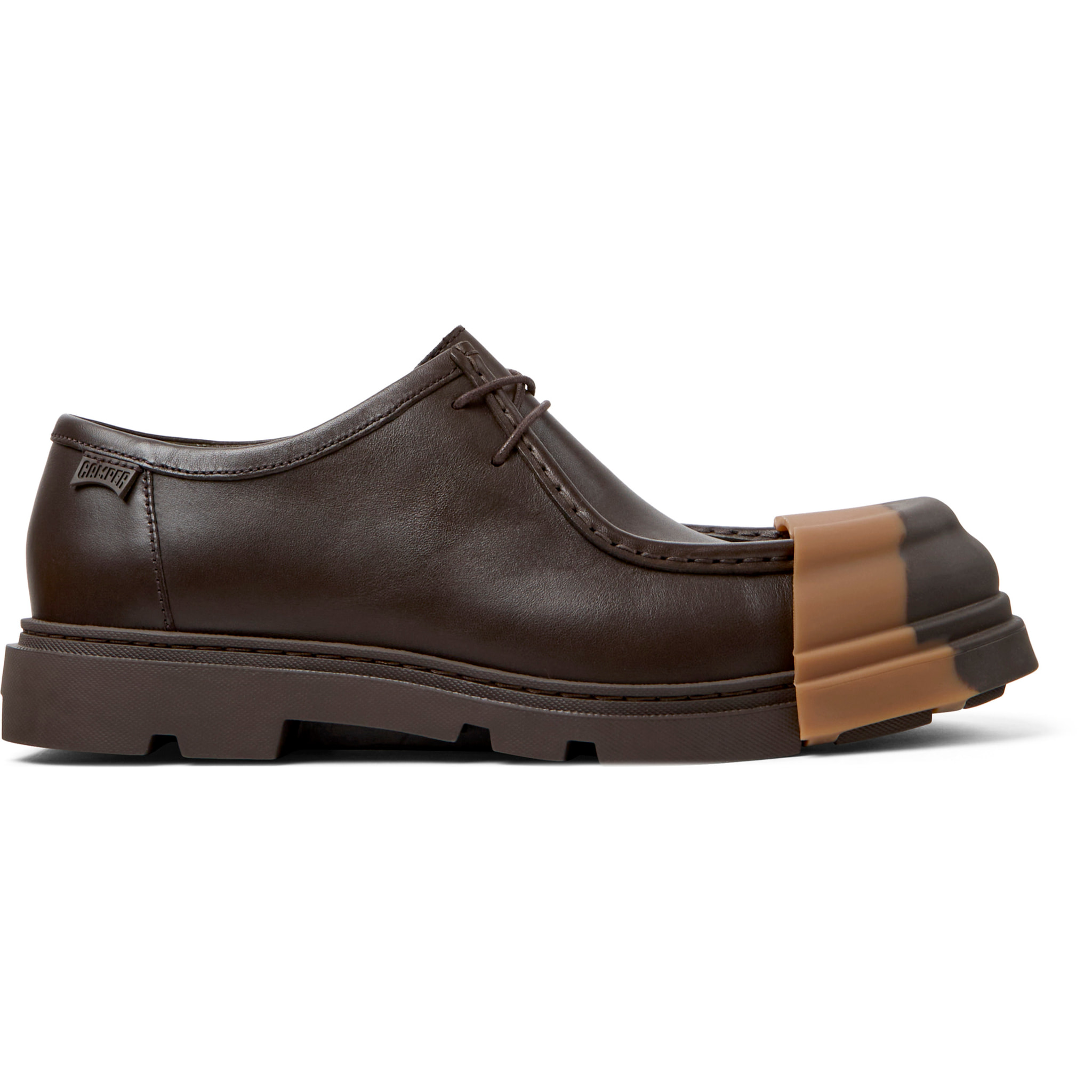 Zapatos de cordones - CAMPER Junction - Marron - Cuero liso