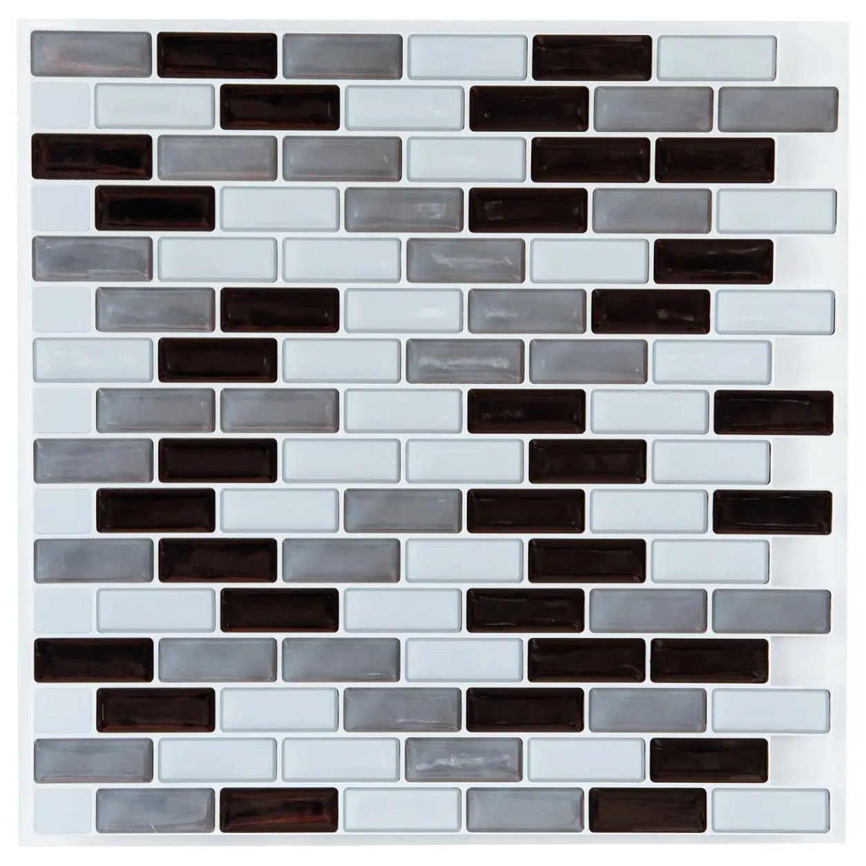 Sticker carrelage rectangulaire D25x25cm en PVC