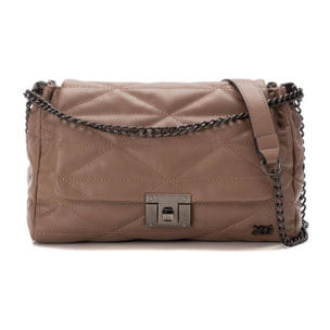 Bolso bandolera taupe