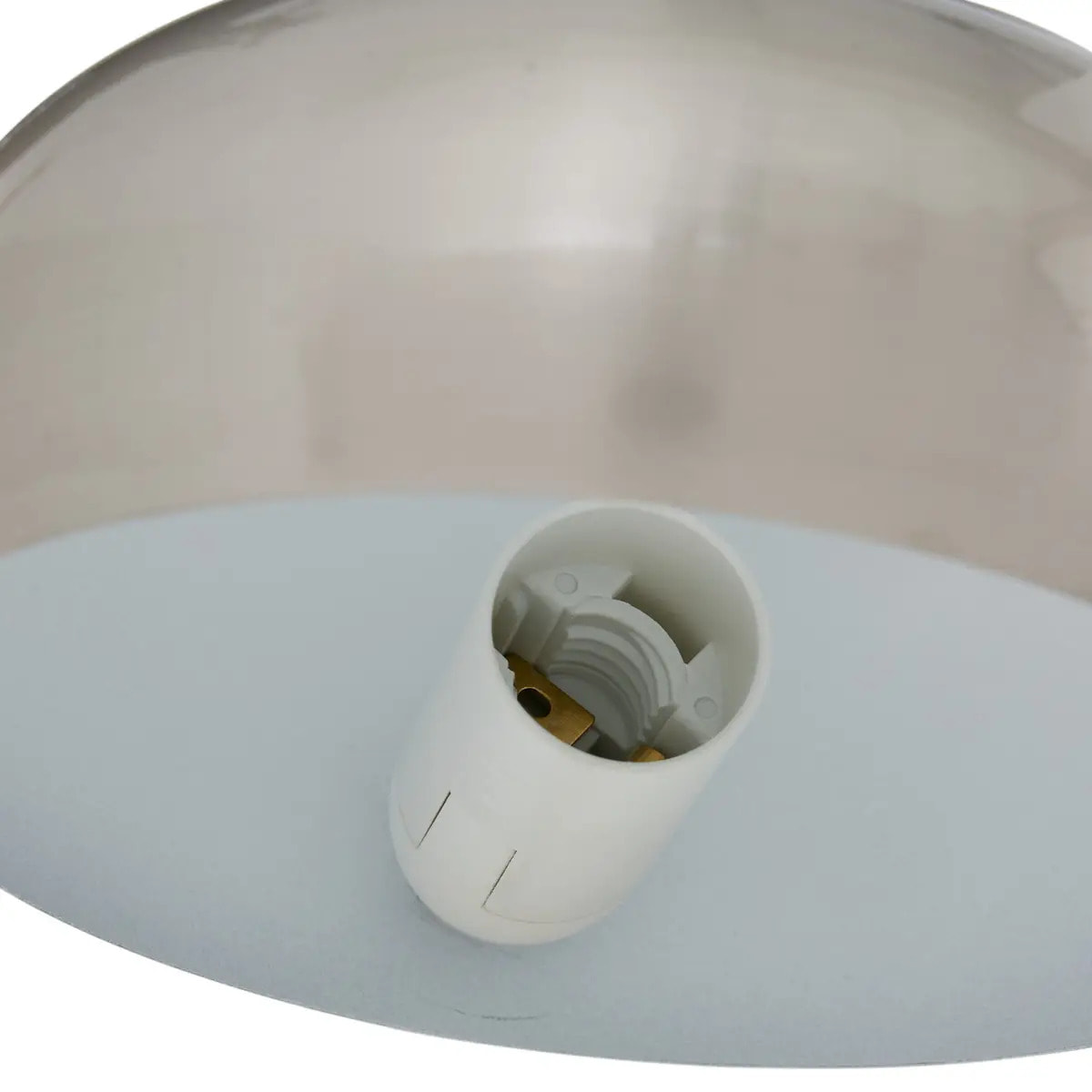 Lampe Maona arc H.38cm argent