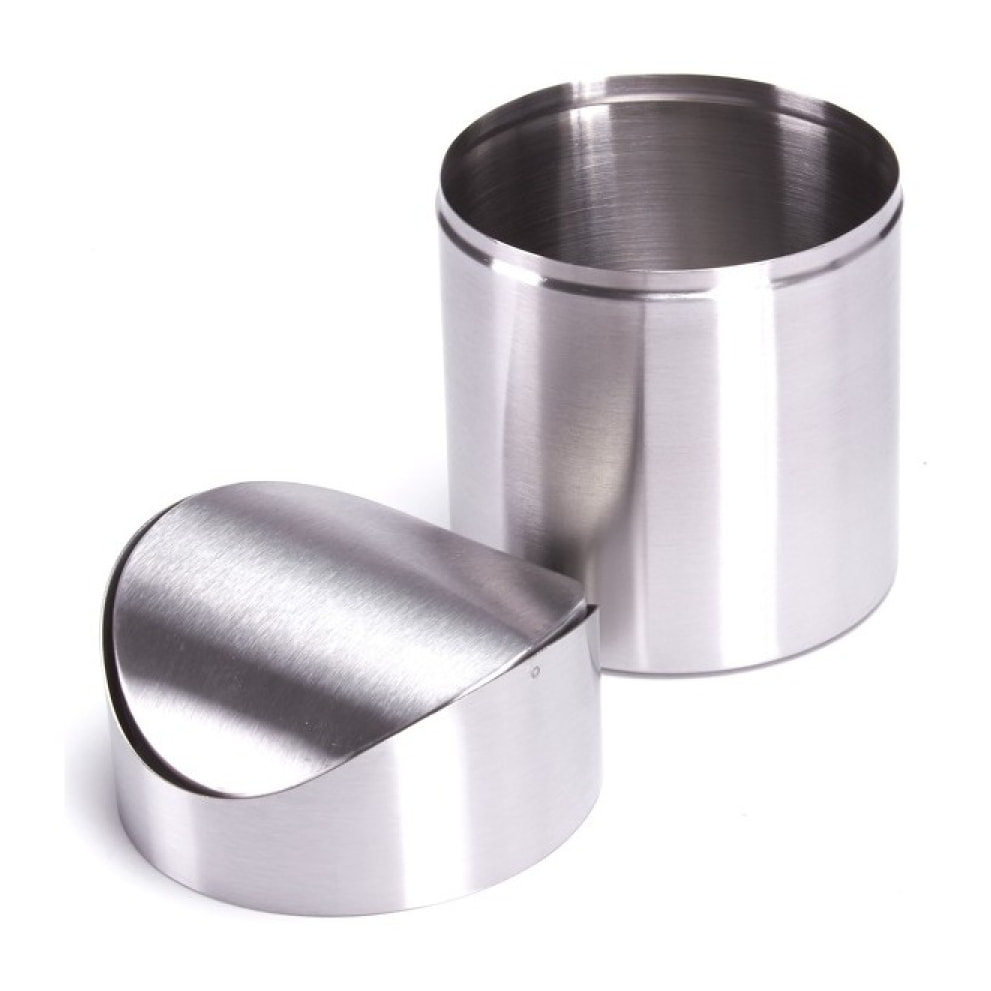 Poubelle à  bascule de table ou cosmétique 1,5L Inox MSV
