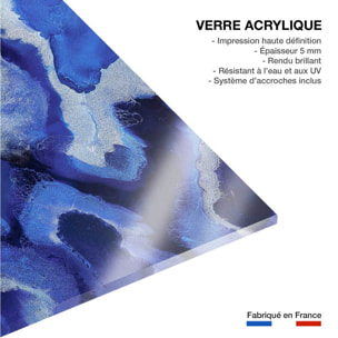Tableau bleu malte Tableau plexiglas