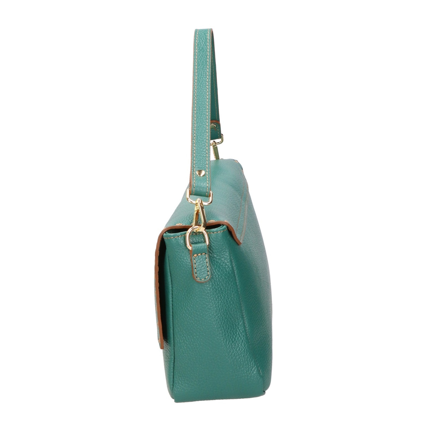 Borsa a spalla da donna - Modello Walda - Vera pelle - 34.0 x 17.5 x 10.0 cm