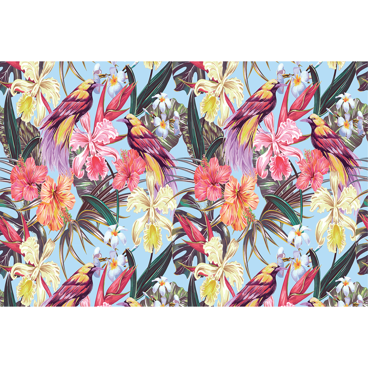 Sticker meuble tropical meili 40 x 60 cm