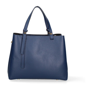 Borsa a mano da donna Made in Italy - Modello Novara Ultra - 100% pelle - 28.0 x 21.0 x 12.0 cm