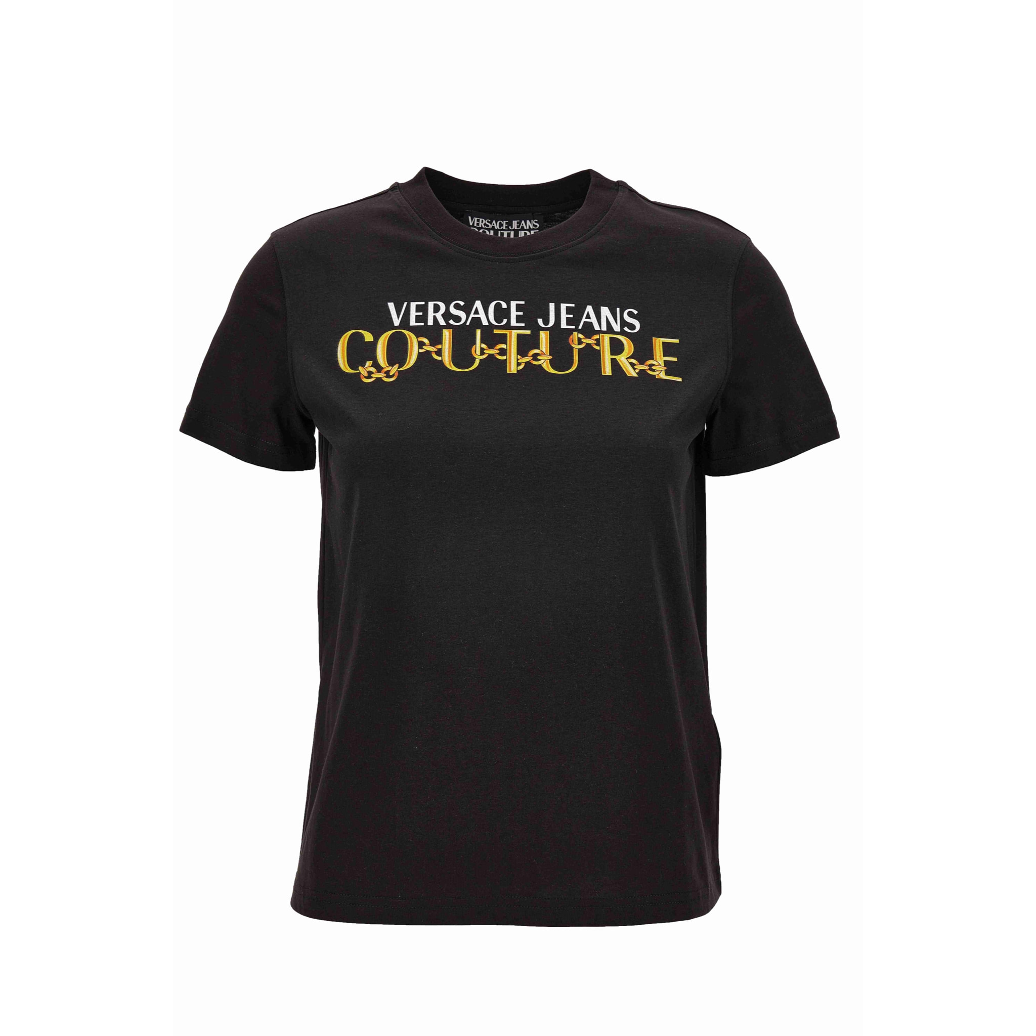 Versace Jeans Couture Maglietta T-shirt con stampa Logo Couture di Versace Jeans Couture