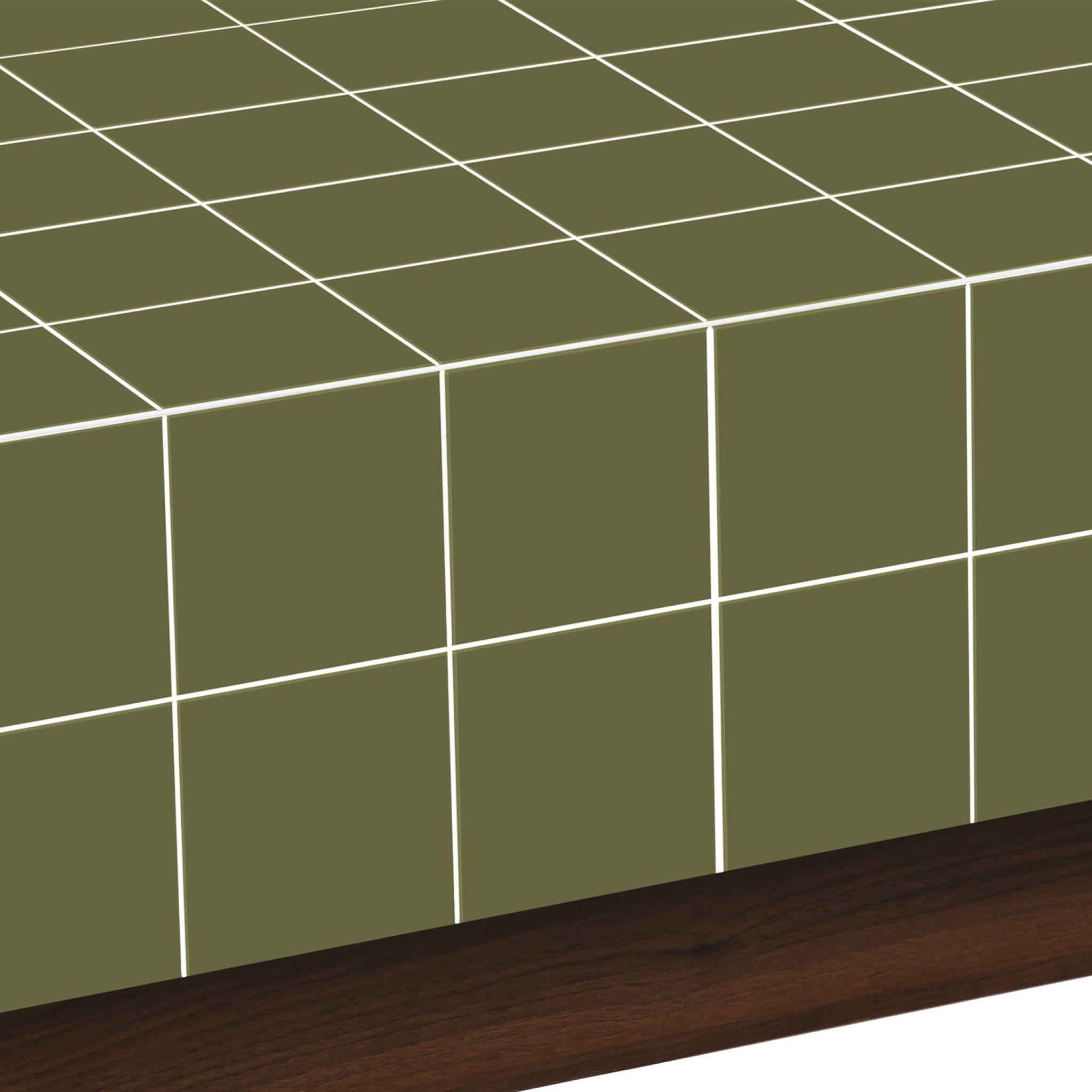 Table basse imitation céramique mat à carreaux GRID