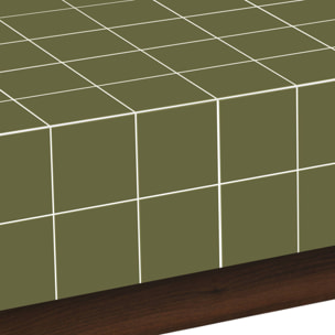 Table basse imitation céramique mat à carreaux GRID