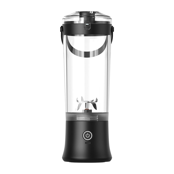 Batidora portátil A9-2.0 con capacidad de 500 ml con 6 cuchillas de acero inoxidable. Con batería recargable de 4000mAh.