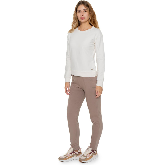 Pantalone invernale donna fondo dritto con pieghe Leone 1947 Never Without