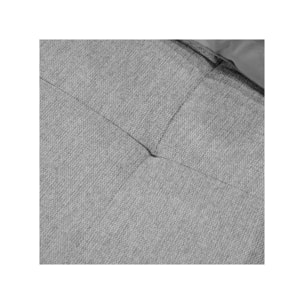 Accoudoir en tissu gris pour canapé modulable - FINN
