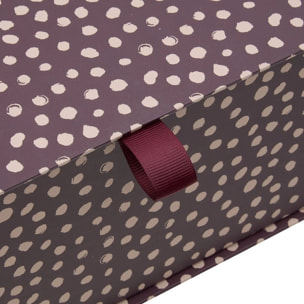 Lot de 4 boîtes Boxtab imprimé à pois