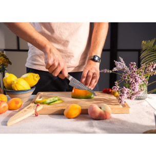 Couteau Universel Petty Bunka | Lame 135 mm | Acier Inoxydable Japonais San-Mai