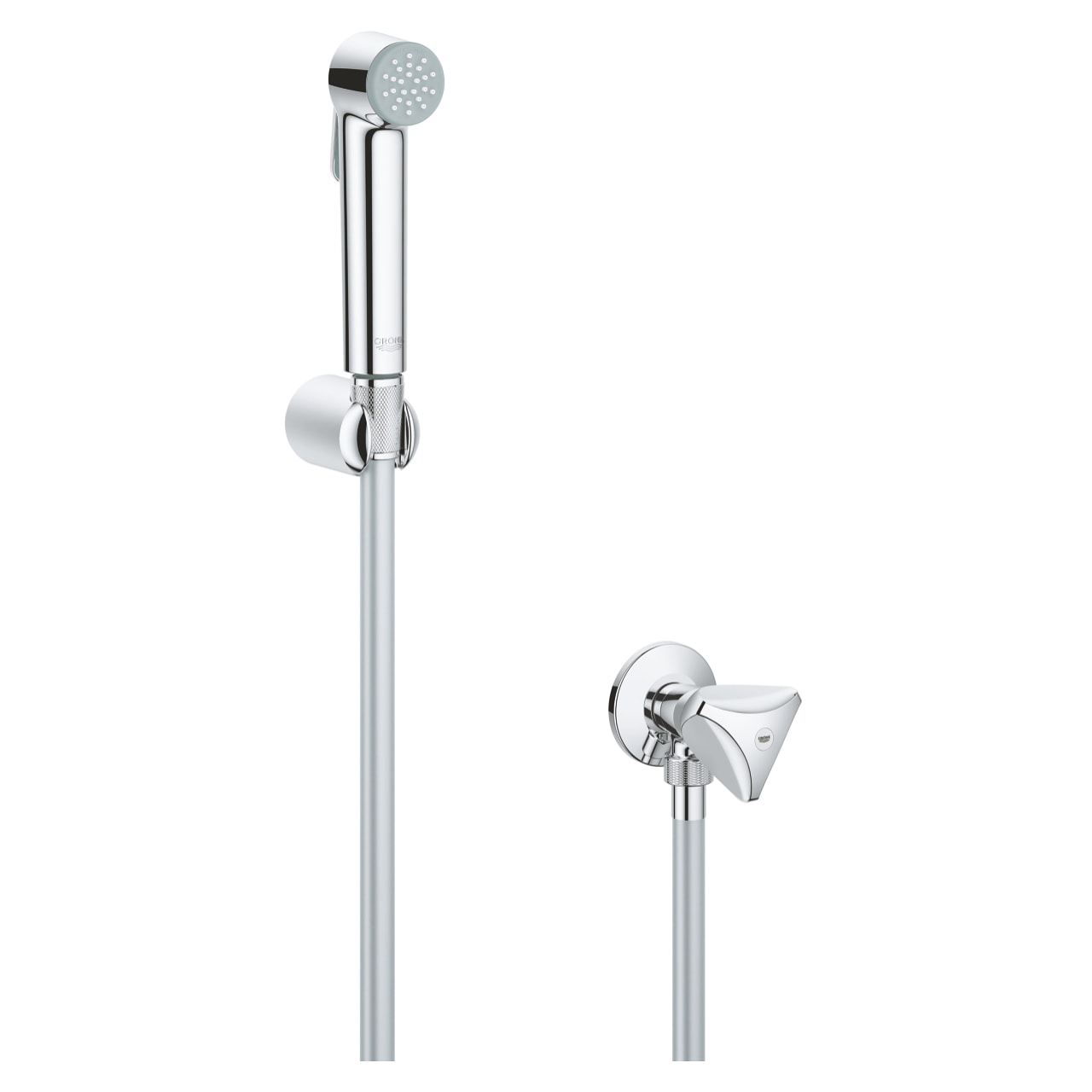 GROHE Ensemble robinet d’arrêt 1 jet Tempesta-F Trigger Spray 30 chromé