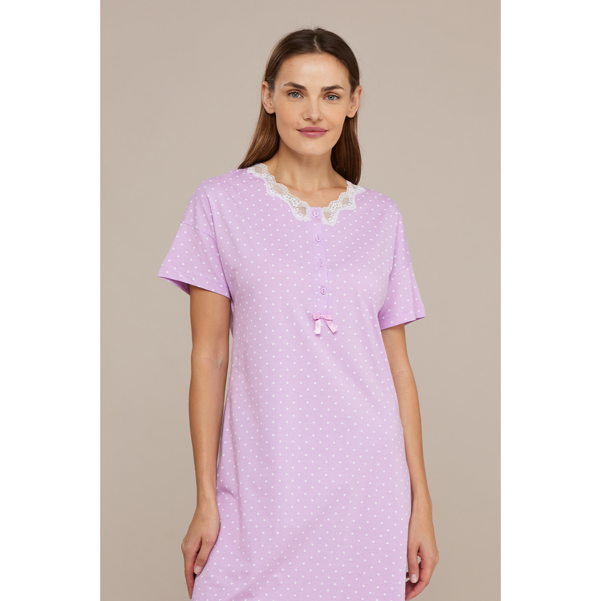 Camicia da notte cotone allyson Noidinotte