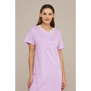 Camicia da notte cotone allyson Noidinotte