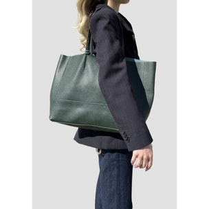 Borsa a Mano Shopper a Spalla da Donna in Pelle Dollaro