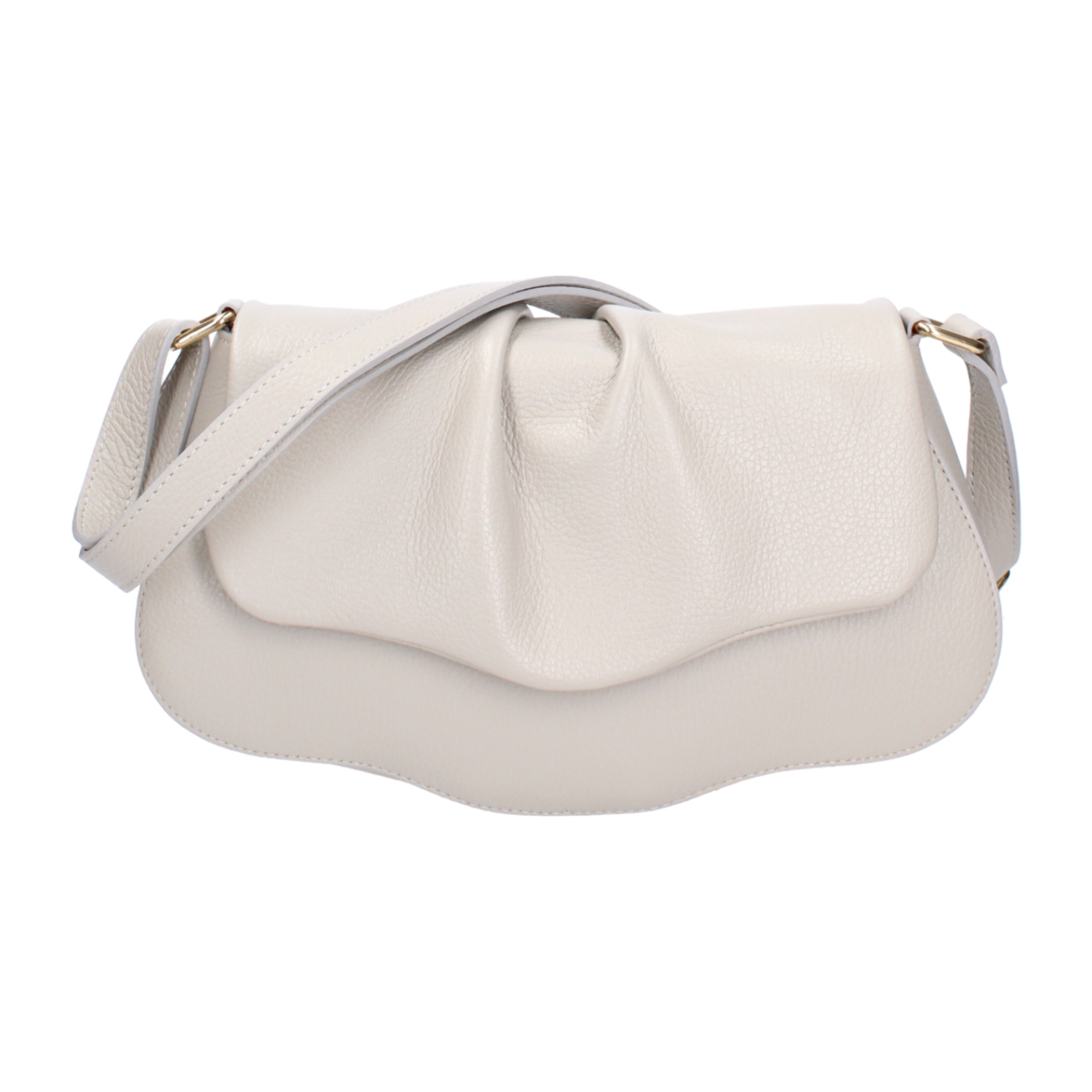 Borsa a spalla da donna In Vera pelle Made in Italy 30,5x19,5x9 cm