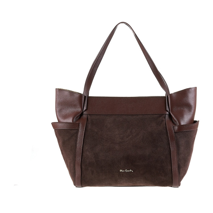 Borsa a spalla da donna Made in Italy - Modello Sereia - 100% pelle - 43.0 x 30.0 x 12.0 cm