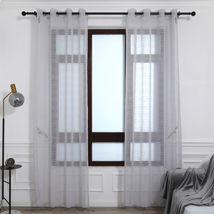 Tenda traslucida con stampo 140x260 cm.