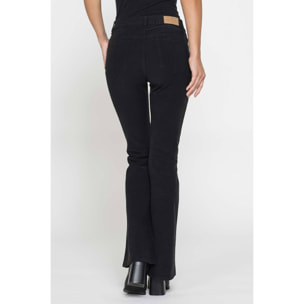 PANTALONE A ZAMPA STILE WESTERN IN MOLESKIN STRETCH 10oz