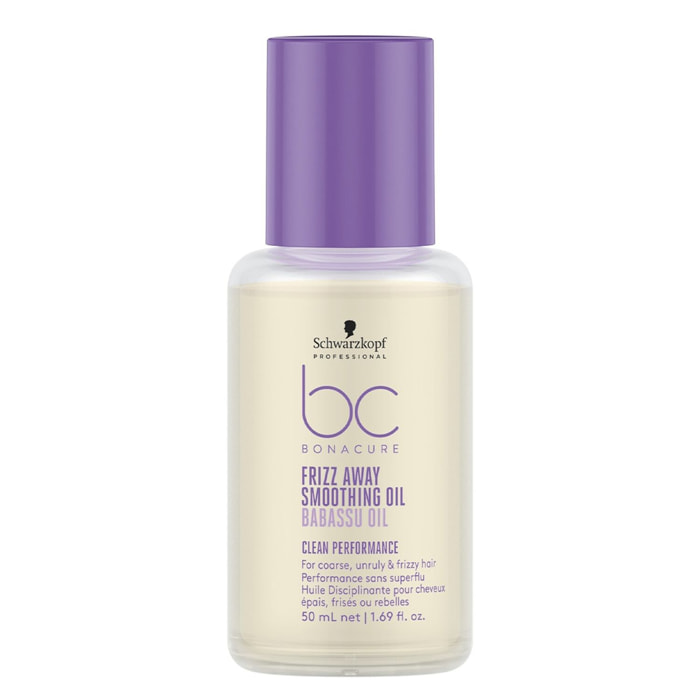 Frizz Away - Huile anti-frisottis et anti-humidité - cheveux rebelles, épais et frisés 50 ml