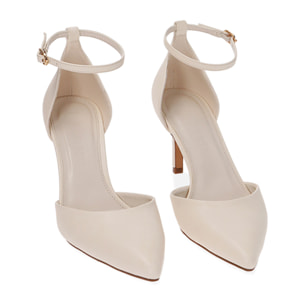 Décolleté panna, tacco 7 cm